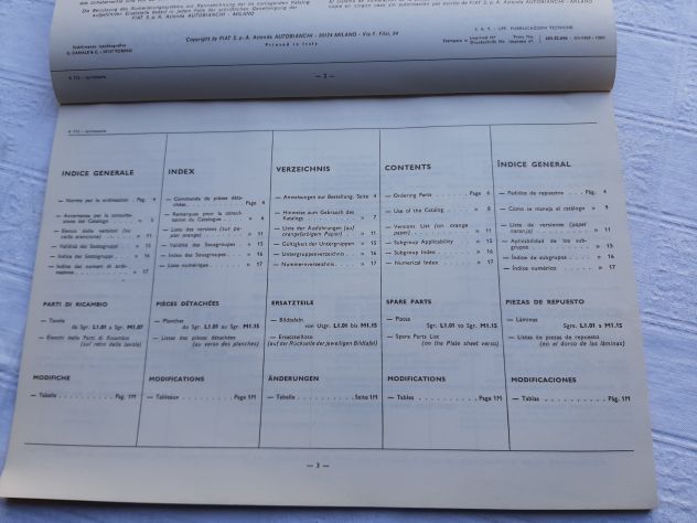 AUTOBIANCHI A 112 CATALOGO PARTI DI RICAMBIO  CARROZZERIA ORIGINALE - Foto 4
