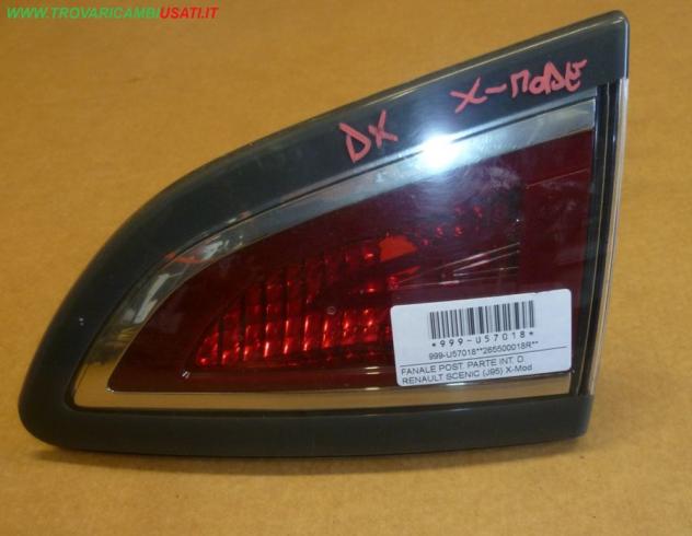 FANALE POST. PARTE INT. DX BORDO GRIGIO RENAULT SCENIC (J95)  Parti elettriche  Fanaleria  Fanali  Fanale post. sx. RENAULT - SCENIC X-Mod - 01-08-200