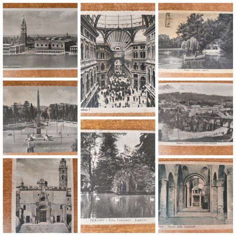 Rarissime Cartoline d'epoca anni '30, '40, '50, viaggiate - Foto 5