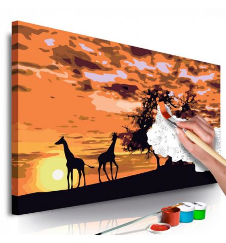 Quadro Fai Da Te 60x40 Cm. Animali N. 10 Arredalacasa Spedizione Gratis