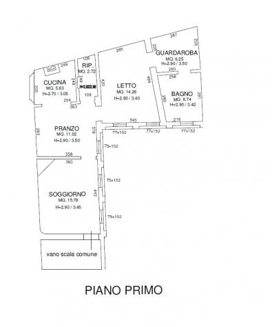 Spazioso appartamento al primo piano in posizione centralissima - Foto 20