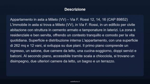 Immobile in asta di 262 m² con più di 5 locali e box auto in vendita a Mileto - Foto 18