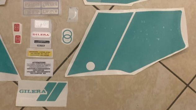 gilera bullit 1 serie verde kit adesivi - Foto 4