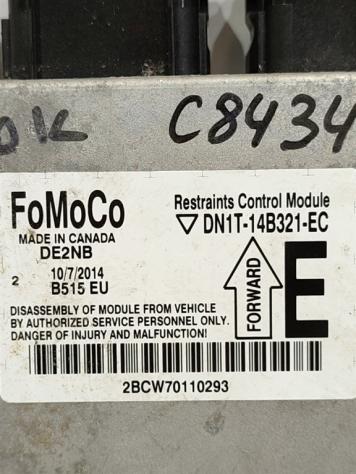 CENTRALINA AIRBAG FORD EcoSport Serie DN1T-14B321-EC (12) - Foto 2