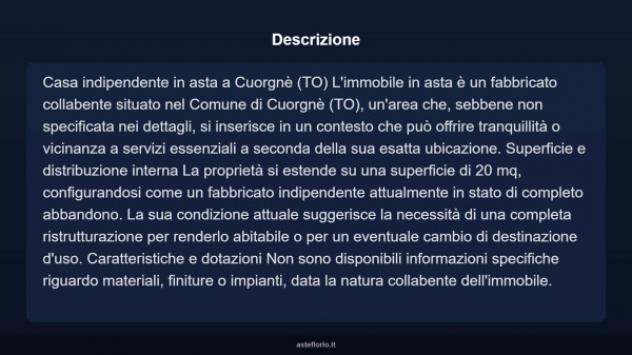 Immobile in asta di 20 m² in vendita a Cuorgnè - Foto 3