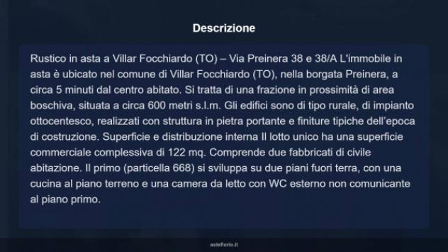 Immobile in asta di 122 m² in vendita a Villar Focchiardo - Foto 16