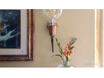 Applique a 1 luce con struttura in metallo