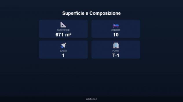 Immobile in asta di 671 m² con più di 5 locali in vendita a Incisa Scapaccino - Foto 17