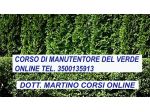 CORSO DI MANUTENTORE DEL VERDE CASERTA ONLINE 180 ORE IN REGIONE CAMPANIA