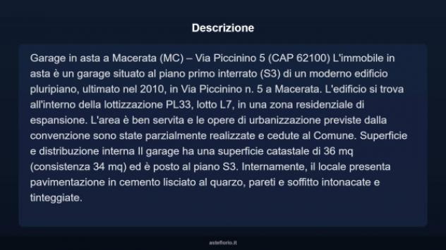 Immobile in asta di 36 m² in vendita a Macerata - Foto 7