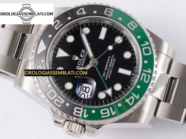 Rolex Replica GMT MASTER II 126720 904L SS 1:1 MIGLIORE EDIZIONE SUL BRACCIALE OYSTER 3285 - Foto 3