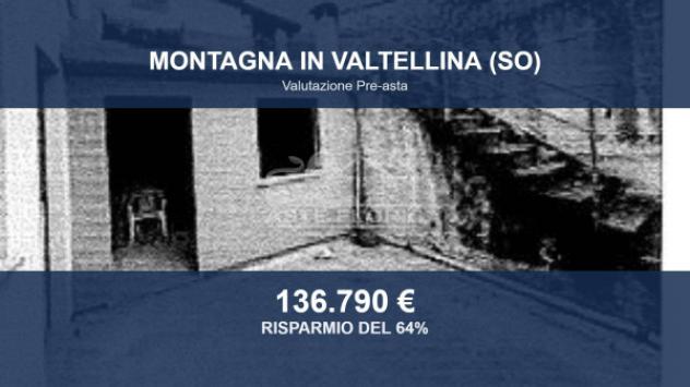 Immobile in asta di 241 m², box auto in vendita a Montagna in Valtellina
