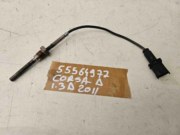 SENSORE DI TEMPERATURA GAS SCARICO OPEL Corsa D 5P 2° Serie 55564977 diesel 1.3 (11)