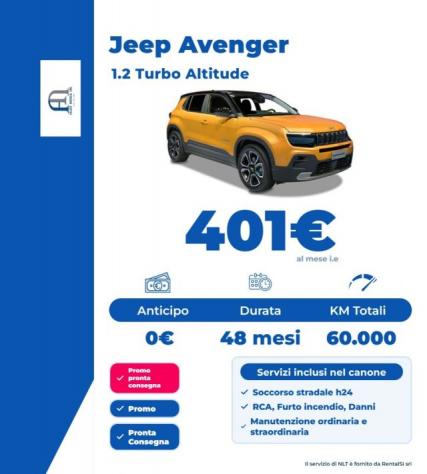 JEEP Avenger 1.2 Turbo 100 CV Altitude rif. 24175550