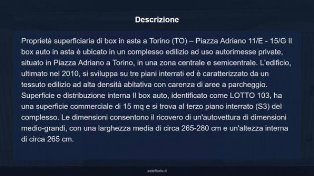 Immobile in asta di 15 m² in vendita a Torino - Foto 4
