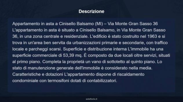 Immobile in asta di 53 m² in vendita a Cinisello Balsamo - Foto 11