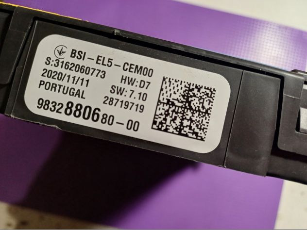 BSI--EL5--CEMOO S:3162060773 HW:07 SW:7.10 28719719 9832880680--00 - Foto 3