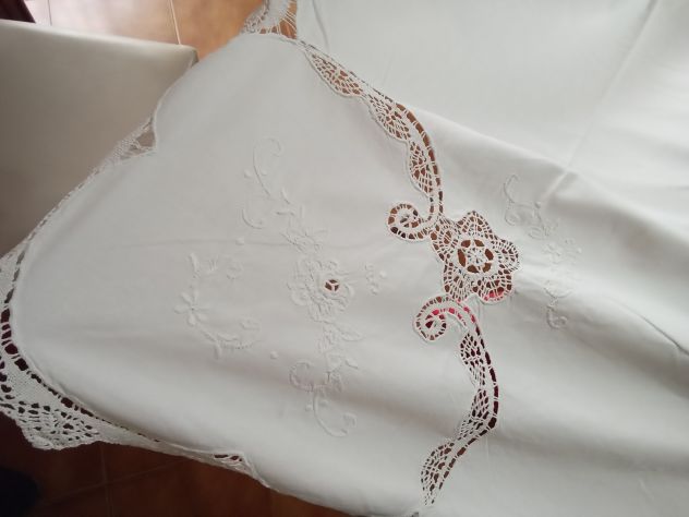 Tovaglia di cotone bianco - Foto 5