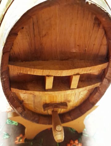 botticella in legno con basamento cm.22x27x10 - Foto 3