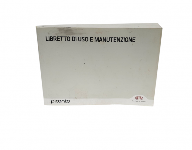 LIBRETTO USO E MANUTENZIONE KIA Picanto 3° Serie F1Y0-IT44A (1116)