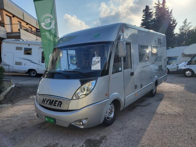 MOTORHOME HYMER DUCATO BASCULANTE GARAGE ALKO FOTOVOLTAICO CLIMATIZZATORE GENERALI CAMPER USATO - Foto 2