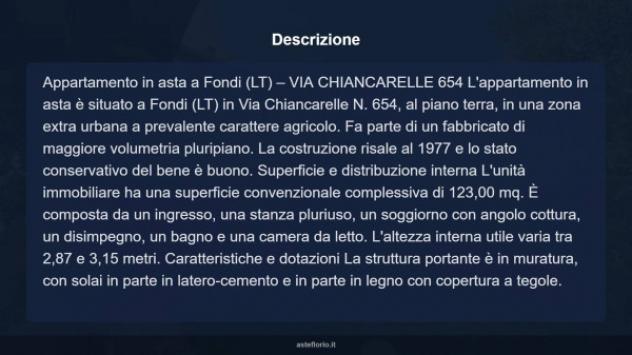 Immobile in asta di 123 m² in vendita a Fondi - Foto 17