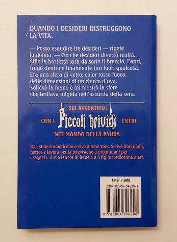 Piccoli Brividi.La sfera di cristallo n.12 di R.L.Stine 2°Ed.Mondadori, 1997 - Foto 2