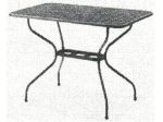MWH Tavolo lamiera stirata 80x80 cm