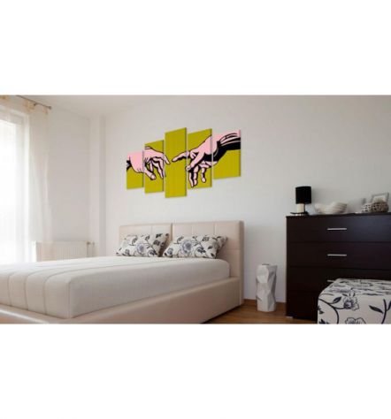 Quadro La Creazione Di Adamo Cm. 100x50 E 200x100 ARREDALACASA - Foto 2