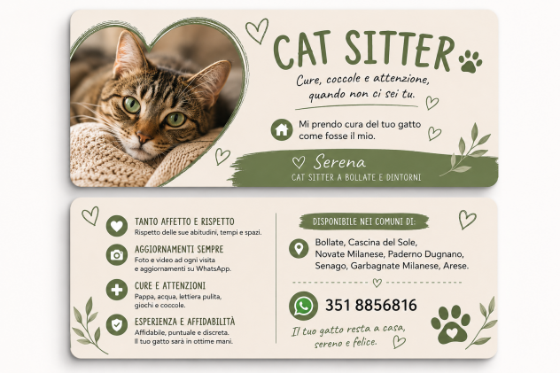 Cat Sitter a Domicilio