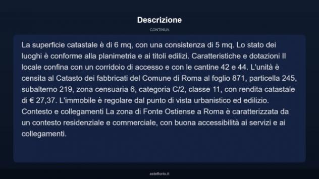 Immobile in asta di 6 m² in vendita a Roma - Foto 9