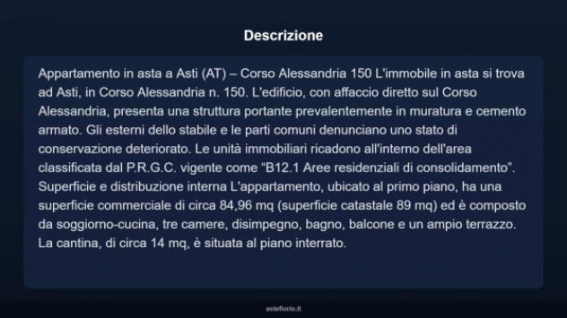 Immobile in asta di 95 m² in vendita a Asti - Foto 5