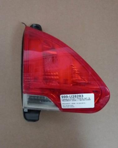 FANALE POST. PARTE INT. SX LED 999-U28283 Parti elettriche  Fanaleria  Fanali  Fanale post. sx. PEUGEOT - 2008 - 01-03-2013 -