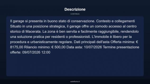 Immobile in asta di 18 m² in vendita a Macerata - Foto 9