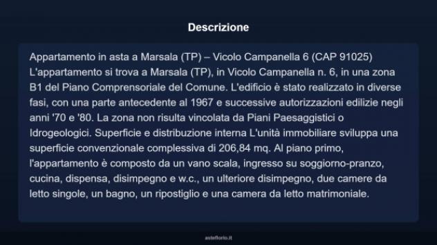 Immobile in asta di 206 m² in vendita a Marsala - Foto 3