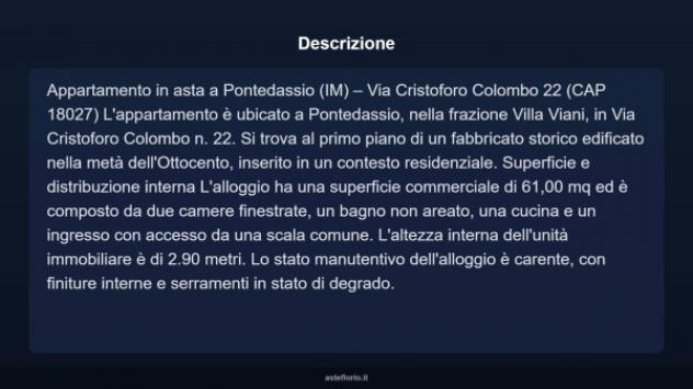 Immobile in asta di 61 m² in vendita a Pontedassio - Foto 17