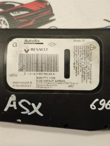 AIRBAG SEDILE SINISTRO RENAULT Scenic X MOD 985H10032R (09) - Foto 2