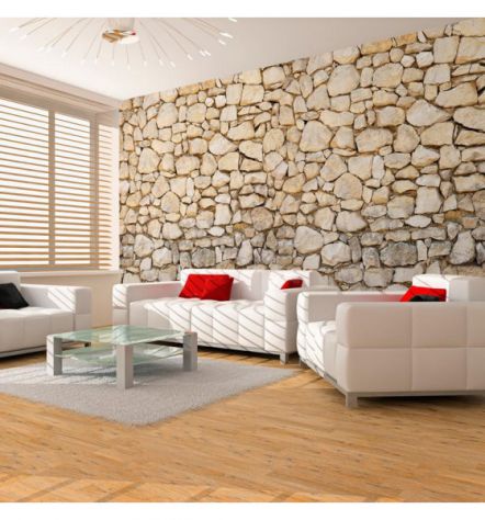 Carta Da Parati 550x270 ARREDALACASA Muro Di Sassi