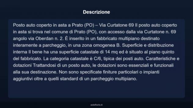 Immobile in asta di 14 m² in vendita a Prato - Foto 3