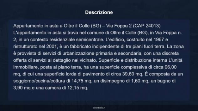 Immobile in asta di 96 m² in vendita a Oltre il Colle - Foto 11