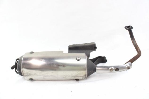 KYMCO SUPER 8 50 1830ALEJ2E10 MARMITTA SILENZIATORE SCARICO 07 - 19 MUFFLER SEGNI DI USURA