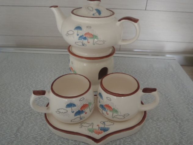 Servizio caffè ceramica tet a tet