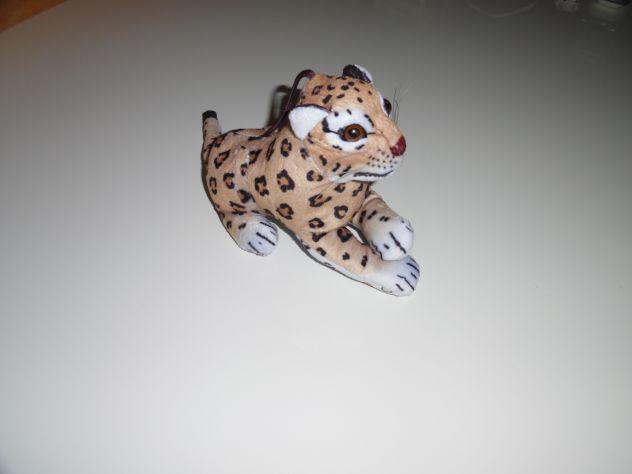 1 PELUCHE FELINO,VINTAGE,MARCA TEOREMA,PER BAMBINI,CANI,CUCCIOLI,SI PUò APPENDER - Foto 2