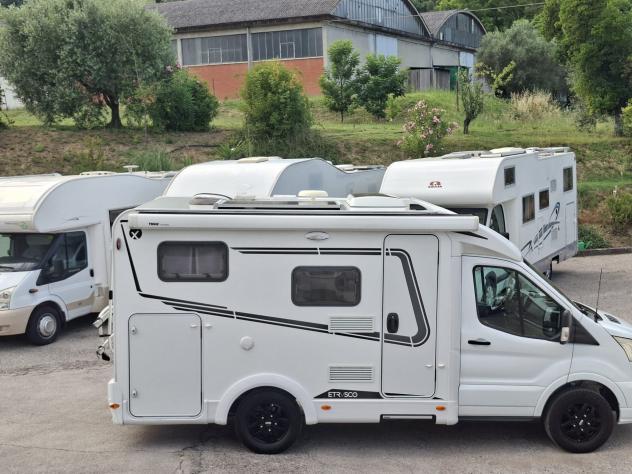 CAMPER ETRUSCO FORD SEMINTEGRALE DINETTE LETTO MATRIMONIALE GARAGE CLIMATIZZATORE FOTOVOLTAICO CAMPEGGIO USATI GENERALI 1649 - Foto 6