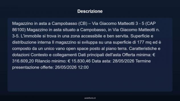 Immobile in asta di 177 m² in vendita a Campobasso - Foto 7