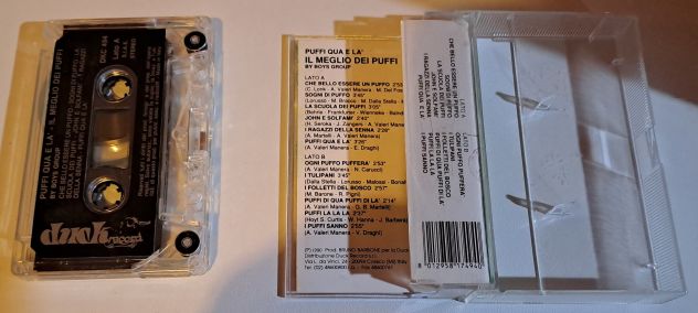 Musicassetta Il meglio dei puffi By Boys Group DCK 494 - Foto 5