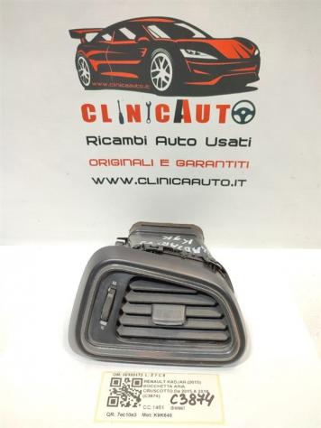 BOCCHETTE ARIA CRUSCOTTO RENAULT Kadjar Serie 00189173 K9K646 (15)