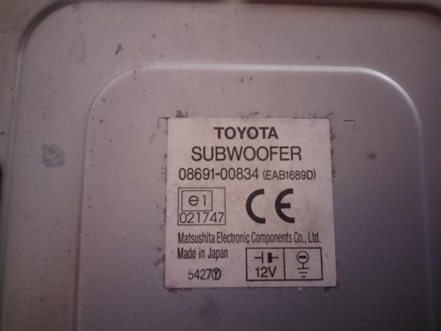 SUBWOOFER E CASSE TOYOTA - Foto 4