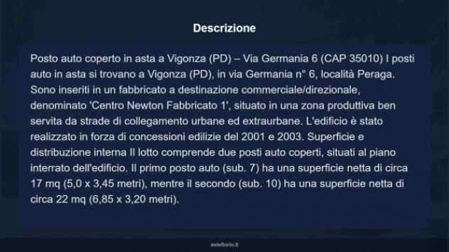 Immobile in asta di 39 m² in vendita a Vigonza - Foto 9