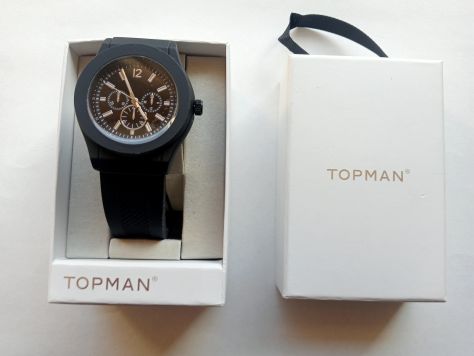 Orologio nero Top Man